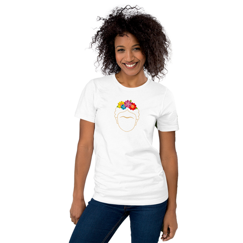 White Graphic Fridas T-Shirt