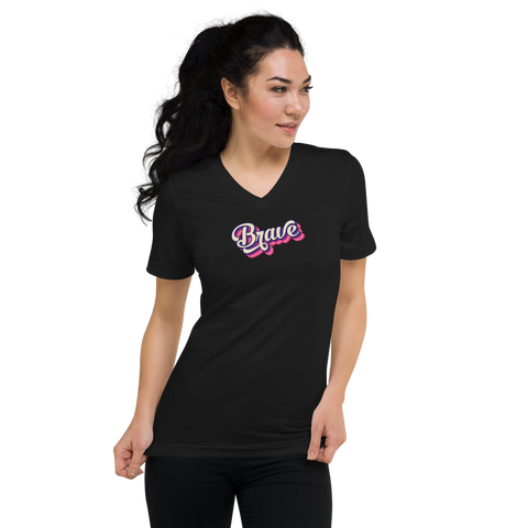 Black graphic T-Shirt Brave Candy