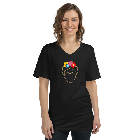 Black Graphic Fridas T-Shirt