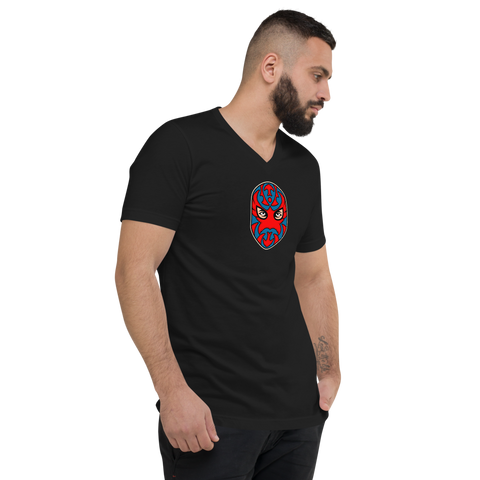 Black Graphic Luchador Mask T-Shirt
