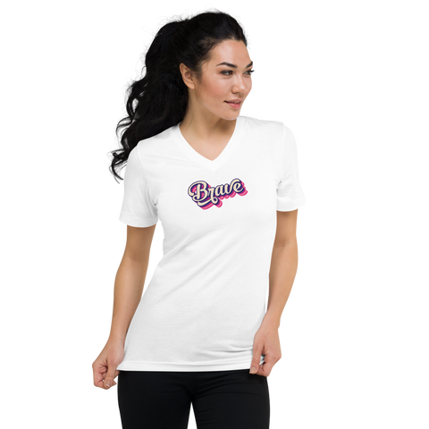 White graphic T-Shirt Brave Candy